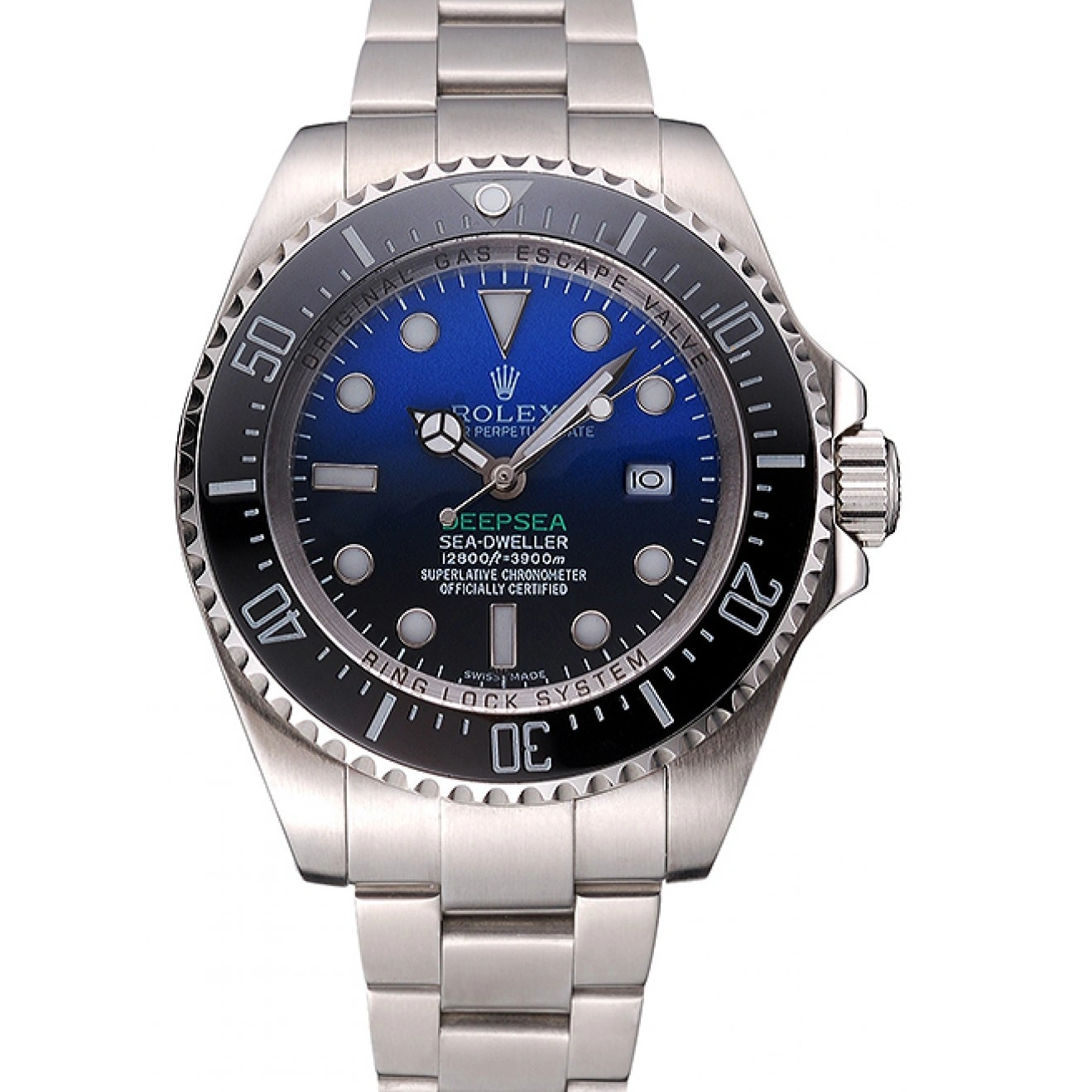 Aaa replica watch And Steel Cameron Dial Dweller Stainless Deepsea Swiss Black James 622847 Bracelet Case 1026